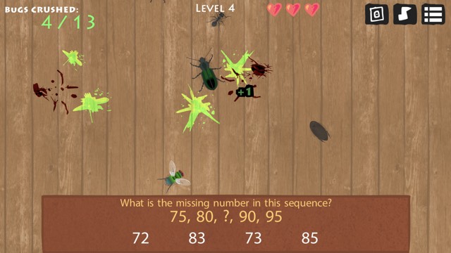 Bug Smash gameplay